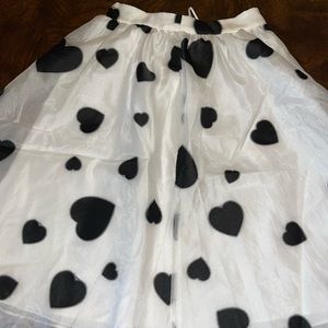 J crew heart skirt